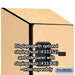 Salsbury 12" Wide Six Tier Box Style Designer Wood Locker - 1 Wide - 6 Feet High - 21 Inches Deep - Maple - Hasps - Sweatfully