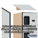 Salsbury 12" Wide Six Tier Box Style Designer Wood Locker - 1 Wide - 6 Feet High - 18 Inches Deep - Gray - Hasps - Sweatfully