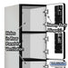 Salsbury 12" Wide Six Tier Box Style Designer Wood Locker - 1 Wide - 6 Feet High - 18 Inches Deep - Gray - Hasps - Sweatfully