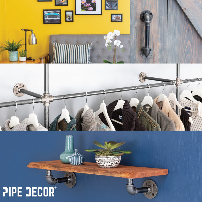 1 1/2 in. x 30 in. Black Pipe - Sweatfully