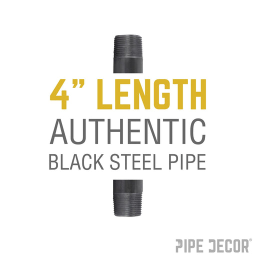 1 1/2 in. x 4 in. Black Pipe - Sweatfully