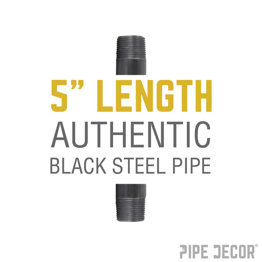 1 1/2 in. x 5 in. Black Pipe - Sweatfully