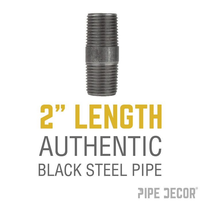 1 1/4 in. x 2 in. Black Pipe - Sweatfully
