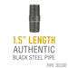 1/2 in. x 1 1/2 in. Black Pipe - Sweatfully