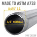 3/8 in. x 2 in. Black Pipe - Sweatfully