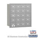 Salsbury 4B+ Horizontal Mailbox - 20 A Doors - Aluminum - Rear Loading - USPS Access - Sweatfully