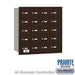 Salsbury 4B+ Horizontal Mailbox - 20 A Doors - Bronze - Rear Loading - Private Access - Sweatfully