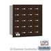 Salsbury 4B+ Horizontal Mailbox - 20 A Doors - Bronze - Rear Loading - USPS Access - Sweatfully