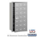 Salsbury 4B+ Horizontal Mailbox - 21 A Doors (20 usable) - Aluminum - Front Loading - USPS Access - Sweatfully