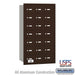 Salsbury 4B+ Horizontal Mailbox - 21 A Doors - Bronze - Rear Loading - USPS Access - Sweatfully