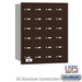 Salsbury 4B+ Horizontal Mailbox - 24 A Doors - Bronze - Rear Loading - USPS Access - Sweatfully
