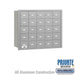 Salsbury 4B+ Horizontal Mailbox - 25 A Doors - Aluminum - Rear Loading - Private Access - Sweatfully