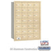 Salsbury 4B+ Horizontal Mailbox - 28 A Doors - Sandstone - Rear Loading - USPS Access - Sweatfully