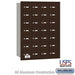 Salsbury 4B+ Horizontal Mailbox - 28 A Doors - Bronze - Rear Loading - USPS Access - Sweatfully