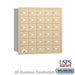 Salsbury 4B+ Horizontal Mailbox - 30 A Doors - Sandstone - Rear Loading - USPS Access - Sweatfully
