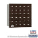 Salsbury 4B+ Horizontal Mailbox - 30 A Doors - Bronze - Rear Loading - USPS Access - Sweatfully
