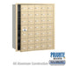 Salsbury 4B+ Horizontal Mailbox (Includes Master Commercial Lock) - 35 A Doors (34 usable) - Sandstone - Front Loading - Private Access - Sweatfully