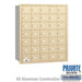 Salsbury 4B+ Horizontal Mailbox - 35 A Doors - Sandstone - Rear Loading - Private Access - Sweatfully