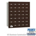 Salsbury 4B+ Horizontal Mailbox - 35 A Doors - Bronze - Rear Loading - Private Access - Sweatfully