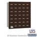 Salsbury 4B+ Horizontal Mailbox - 35 A Doors - Bronze - Rear Loading - USPS Access - Sweatfully
