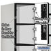 Salsbury 12" Wide Six Tier Box Style Designer Wood Locker - 3 Wide - 6 Feet High - 21 Inches Deep - Gray - Hasps - Sweatfully