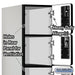 Salsbury 12" Wide Six Tier Box Style Designer Wood Locker - 3 Wide - 6 Feet High - 15 Inches Deep - Gray - Hasps - Sweatfully