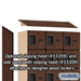 Salsbury 12" Wide Six Tier Box Style Designer Wood Locker - 3 Wide - 6 Feet High - 15 Inches Deep - Mahogany - Hasps - Sweatfully