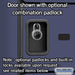 Salsbury 12" Wide Six Tier Box Style Designer Wood Locker - 3 Wide - 6 Feet High - 18 Inches Deep - Blue - Hasps - Sweatfully