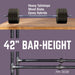 Bridge Bar Height Pipe Table Legs - Sweatfully