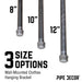 1/2 in. x 10 in. Clothing Hanging Bracket Kit, 4-Pack - Sweatfully