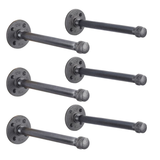 1/2 in. x 10 in. Shelf Bracket Kit, 6 Pack - Sweatfully