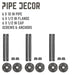 1/2 in. x 10 in. Shelf Bracket Kit, 6 Pack - Sweatfully
