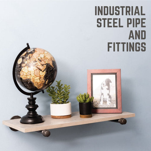 1/2 in. x 10 in. Shelf Bracket Kit, 4 Pack - Sweatfully