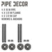 1/2 in. x 10 in. Shelf Bracket Kit, 4 Pack - Sweatfully