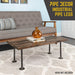 1/2 in. x 12 in. Round Flange Pipe Table Legs - 4 Pack - Sweatfully