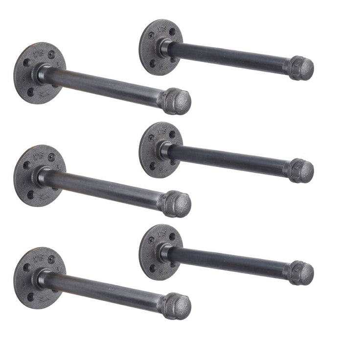 1/2 in. x 12 in. L Shelf Bracket Kit, 6 Pack - Sweatfully