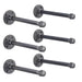 1/2 in. x 12 in. L Shelf Bracket Kit, 6 Pack - Sweatfully