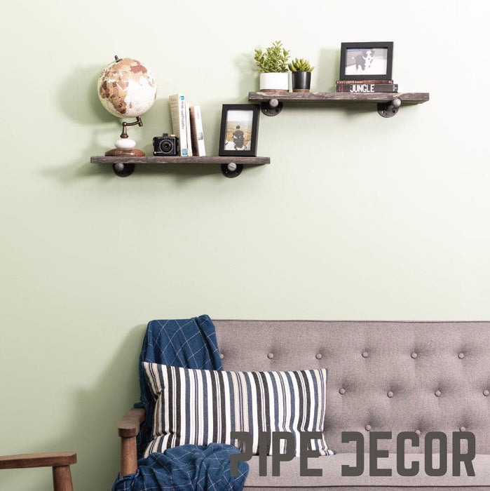 1/2 in. x 12 in. Shelf Bracket Kit, 4 Pack - Sweatfully