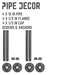 1/2 in. x 12 in. Shelf Bracket Kit, 4 Pack - Sweatfully