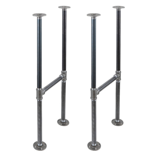 H-Leg Bar Height Pipe Table Legs (Set of 2) - Sweatfully