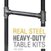 H-Leg Bar Height Pipe Table Legs (Set of 2) - Sweatfully