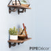 1/2 in. x 3.75 in. Double Flange Shelf Bracket, 4 Pack - Sweatfully