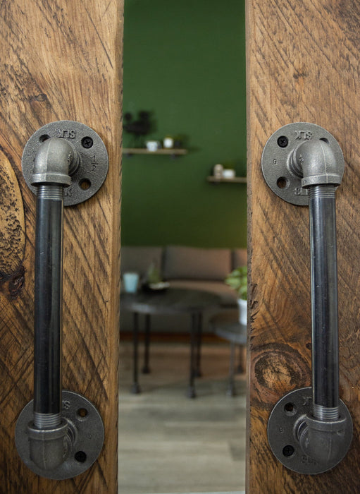 1/2 in. x 8 in. Barn Door Handle - 12.5 in. L - Sweatfully