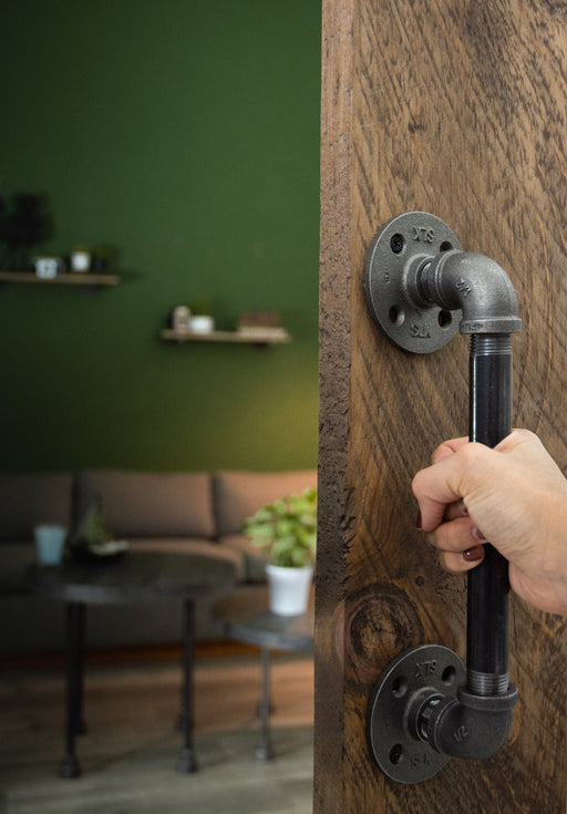1/2 in. x 8 in. Barn Door Handle - 12.5 in. L - Sweatfully