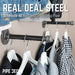 1/2 in. x 8 in. Clothing Hanging Bracket Kit, 4-Pack - Sweatfully