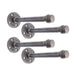 1/2 in. x 8 in. Shelf Bracket Kit, 4 Pack - Sweatfully