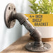 1/2 in. x 2 in. Double Flange Angled Bracket Kit, 4 Pack - Sweatfully