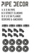 1/2 in. x 2 in. Double Flange Angled Bracket Kit, 4 Pack - Sweatfully