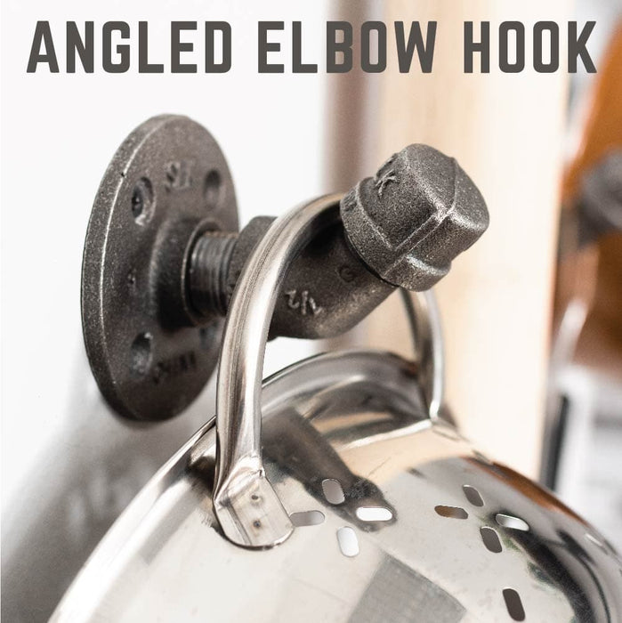Wall Hook 4 Pack By PIPE DECOR - Sweatfully