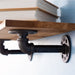 1/2 in. x 4 in. Double Flange Shelf Bracket, 4 Pack - Sweatfully